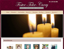 Tablet Screenshot of fostertolercurry.com
